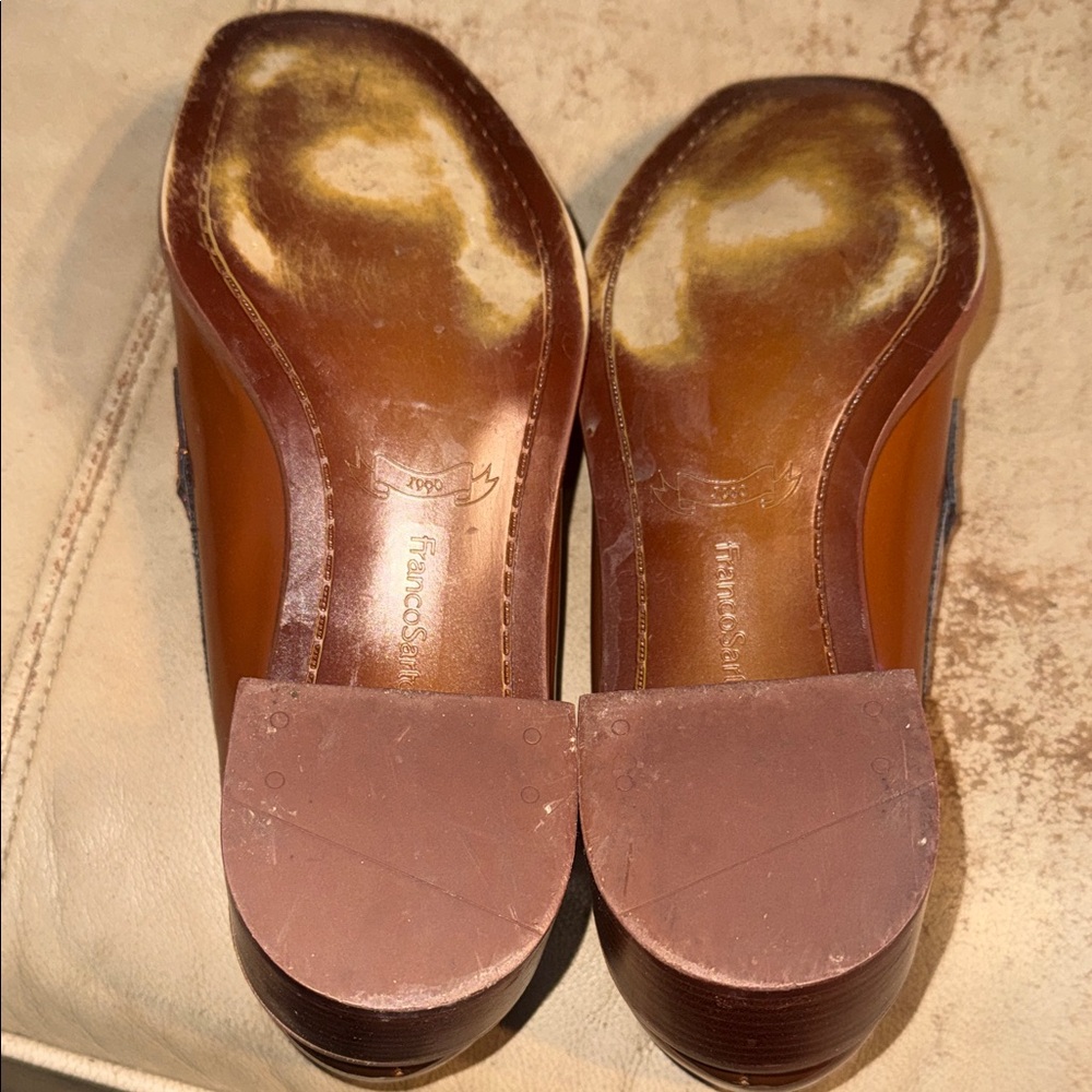 Franco Sarto Tan Tassel Loafers - Picture 3 of 8
